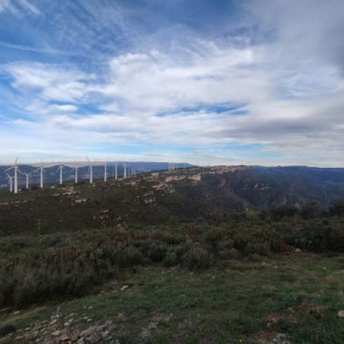 Parque eólico finalizado